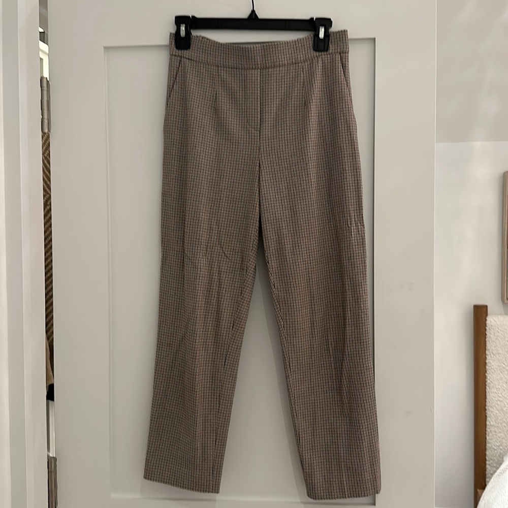 Babaton Plaid Slim Dress Pants